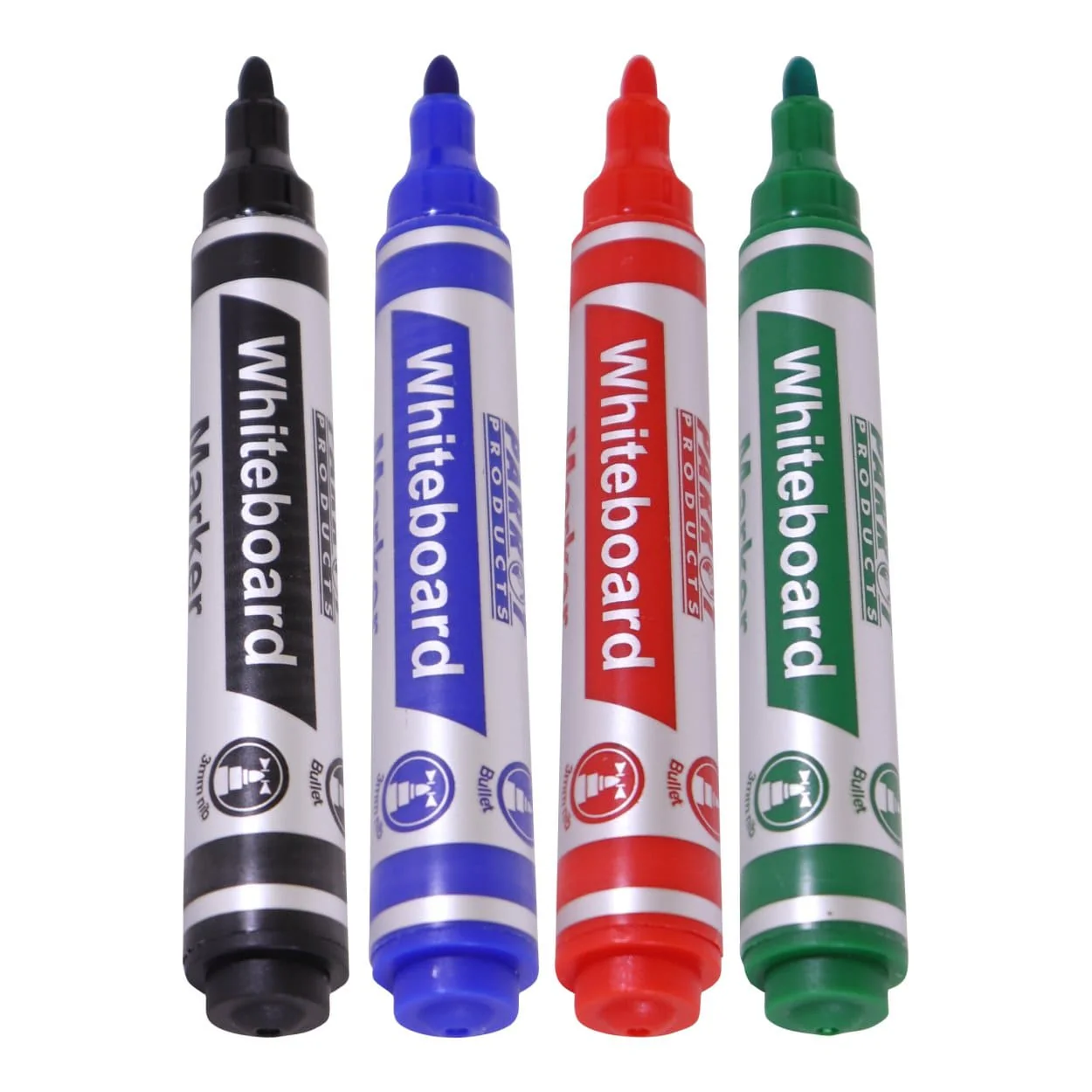Parrot Bullet Tip Whiteboard Marker 4-pack PW0401A - Image 2