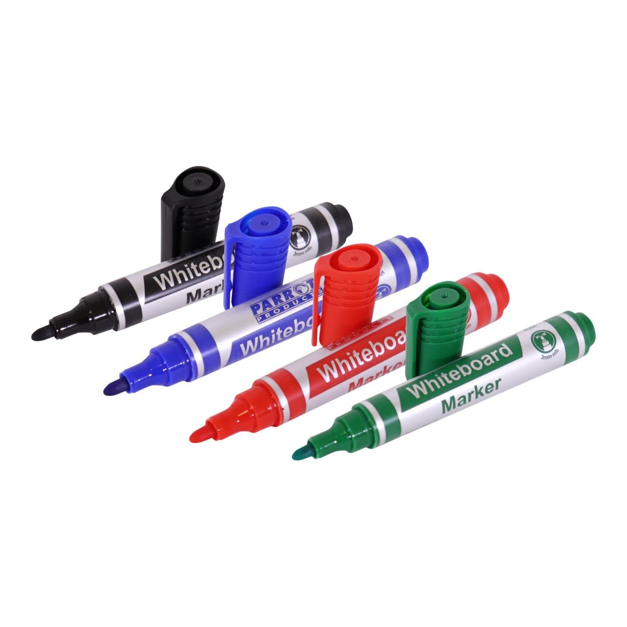 Parrot Bullet Tip Whiteboard Marker 4-pack PW0401A - Image 3