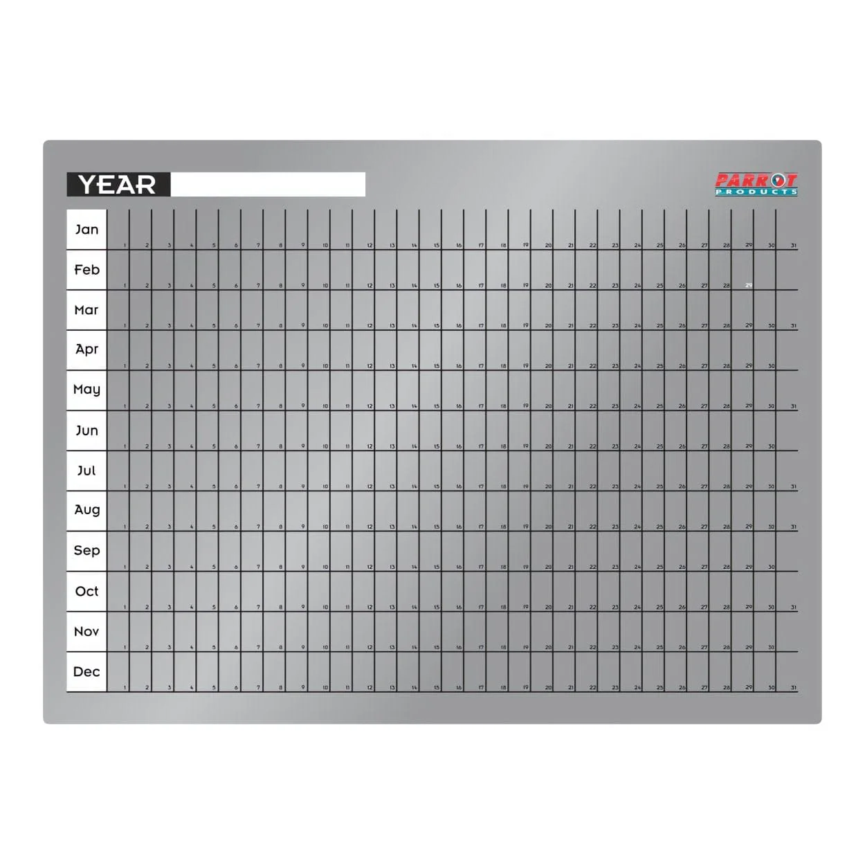 Parrot Cast Acrylic Yearly Planner Cast Acrylic 600x450mm BD7127 - Image 2