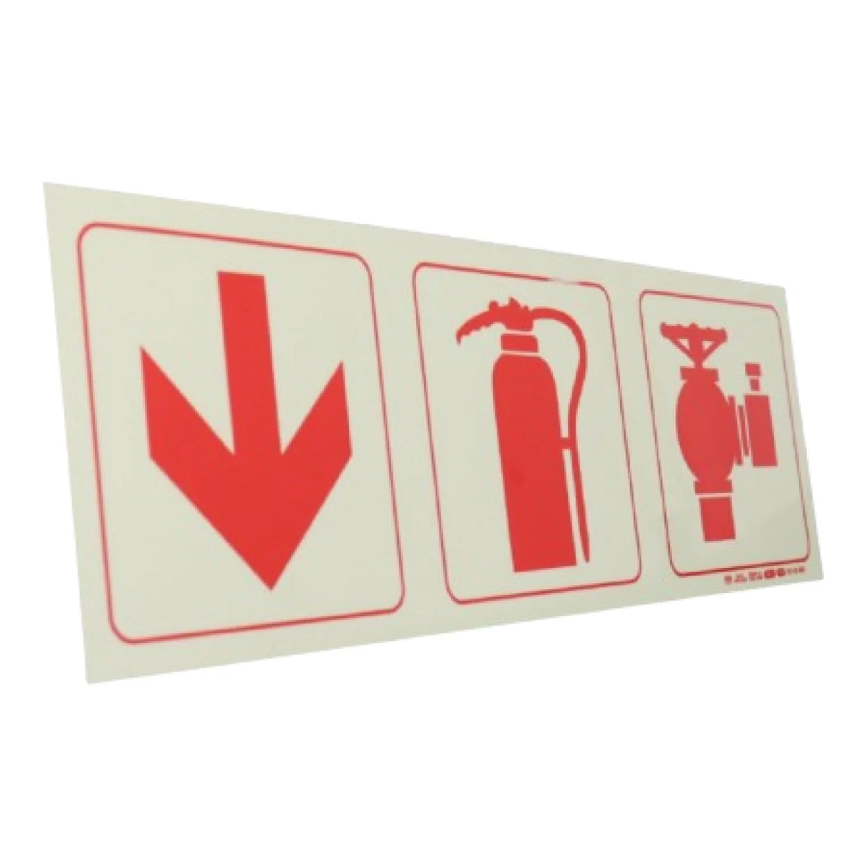 Parrot F10 Photoluminescent 190mm Safety Sign SNP19F10 - Image 2