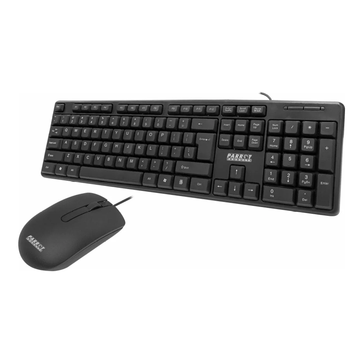 Parrot IC0005 Wired Keyboard and Mouse Combo Black - Image 3