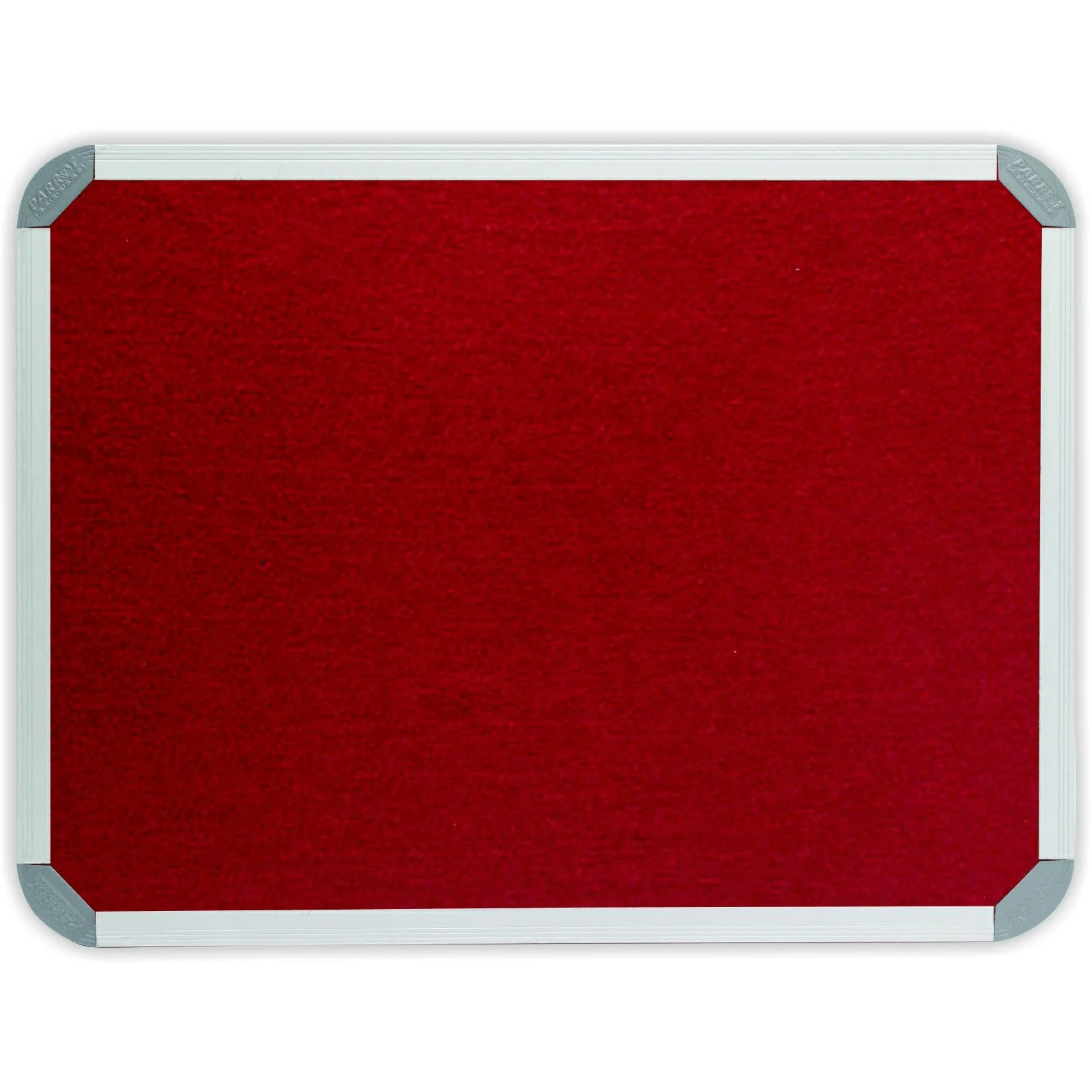 Parrot Info Board Aluminium Frame 1000x1000mm Burgandy BD0744U