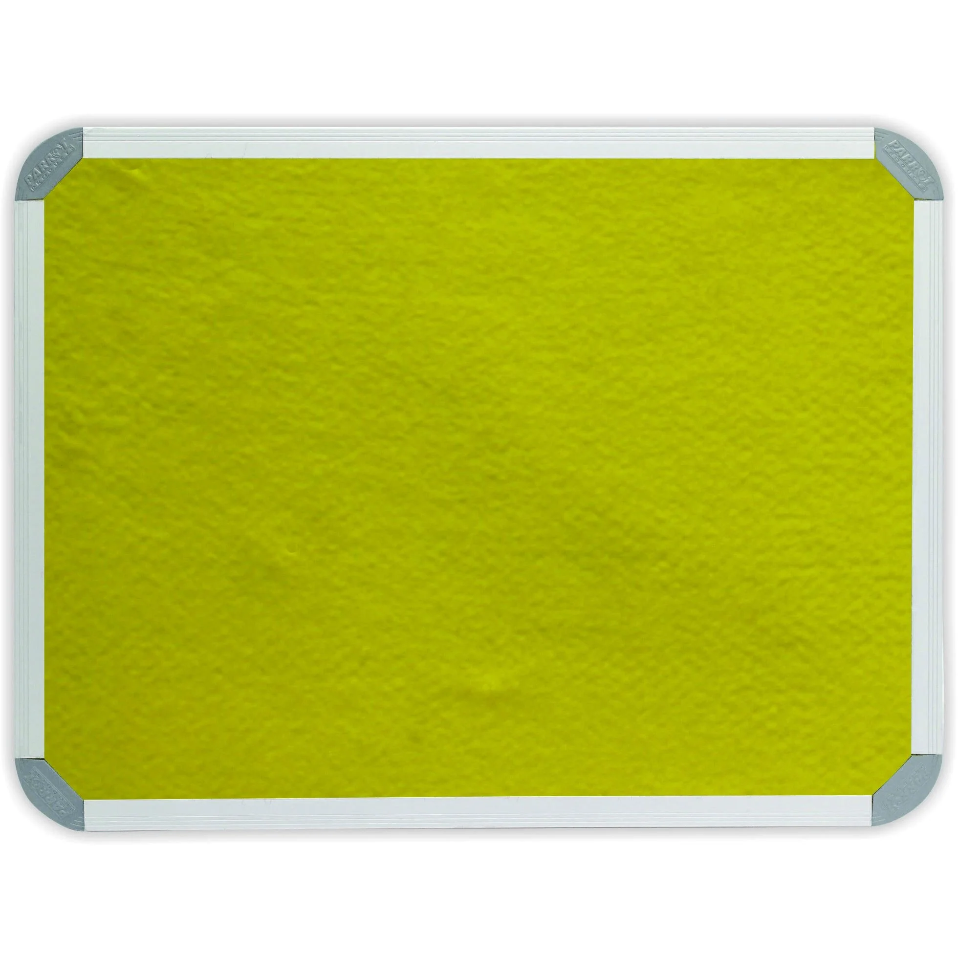 Parrot Info Board Aluminium Frame 1000x1000mm Yellow BD0744Y