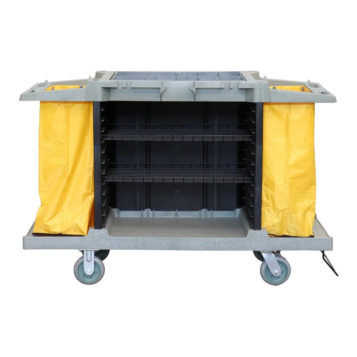 Parrot Janitorial Housekeeping Trolley Plastic JA0707 - Image 3