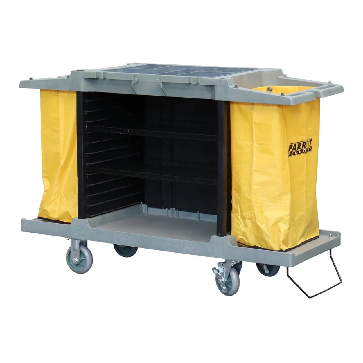 Parrot Janitorial Housekeeping Trolley Plastic JA0707 - Image 4