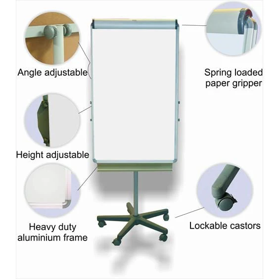 Parrot Magnetic Flipchart with Castors BD9142 - Image 2
