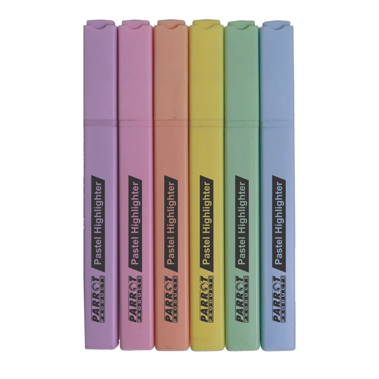 Parrot Marker Highlighter Pastel Assorted Pouch 6-pack PH0606A - Image 2