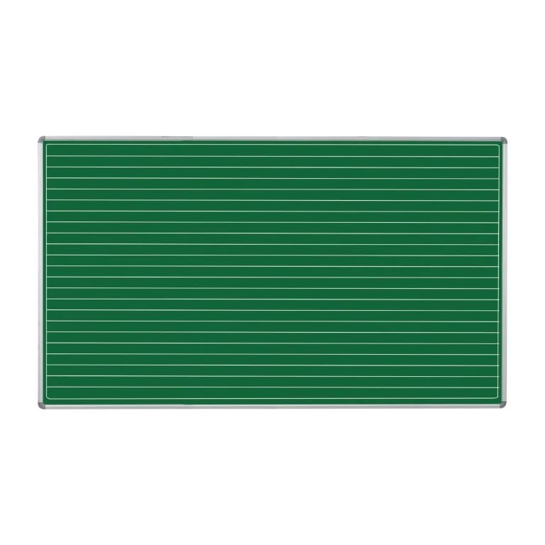 Parrot Non-Magnetic Educational Chalkboard 2420x1220mm Lines Centre Panel Option C ED9176