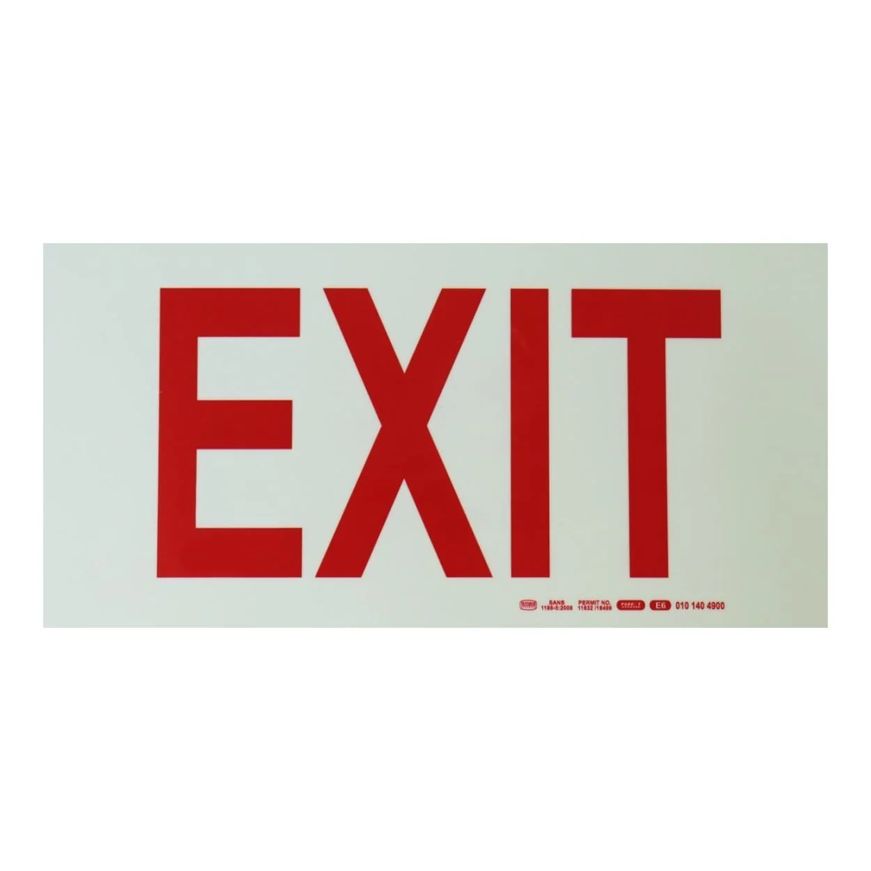 Parrot Photoluminescent 190mm Safety Sign E6 Exit SNP19E6 - Image 3