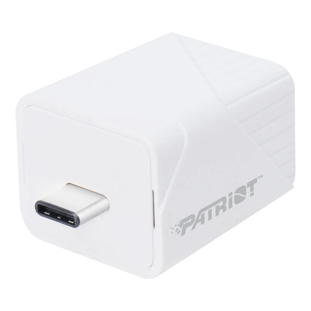 Patriot iLuxe Cube 1TB Type-C Smart External SSD White PI1TBCUW30C