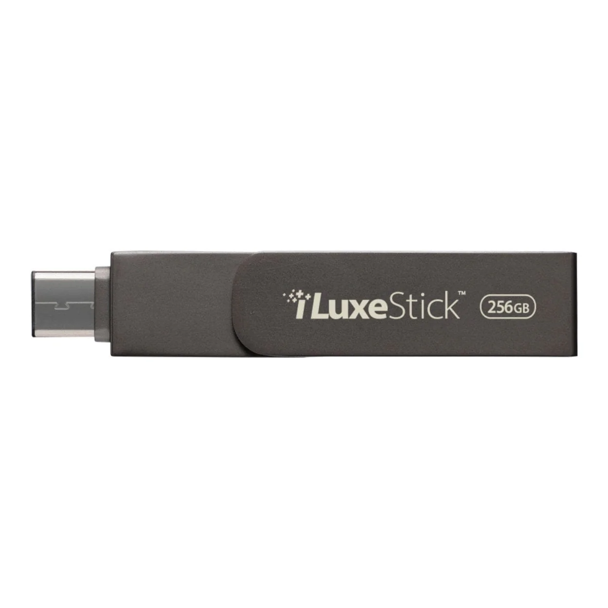 Patriot iLuxe Stick C 256GB USB-C and Lightning Black USB Flash Drive PI256GSKM30CL - Image 2