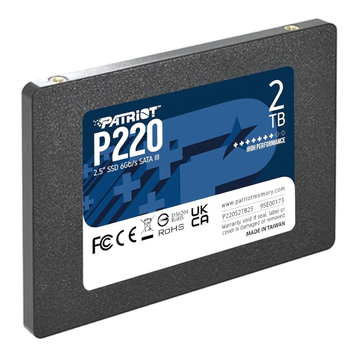 Patriot P220 2.5-inch 2TB Serial ATA III Internal SSD P220S2TB25 - Image 2
