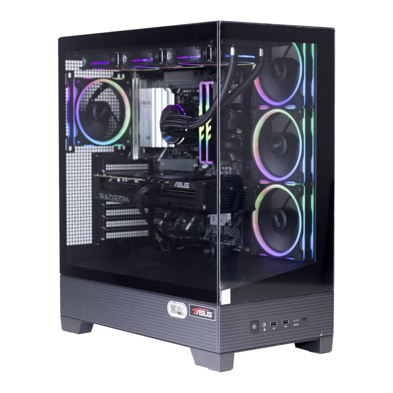 PCBuilder MAXIMUS Gaming Desktop PC - AMD Ryzen 7 7800X3D 1TB SSD 32GB RAM Radeon RX 9070 XT Win 11 Home - Image 9