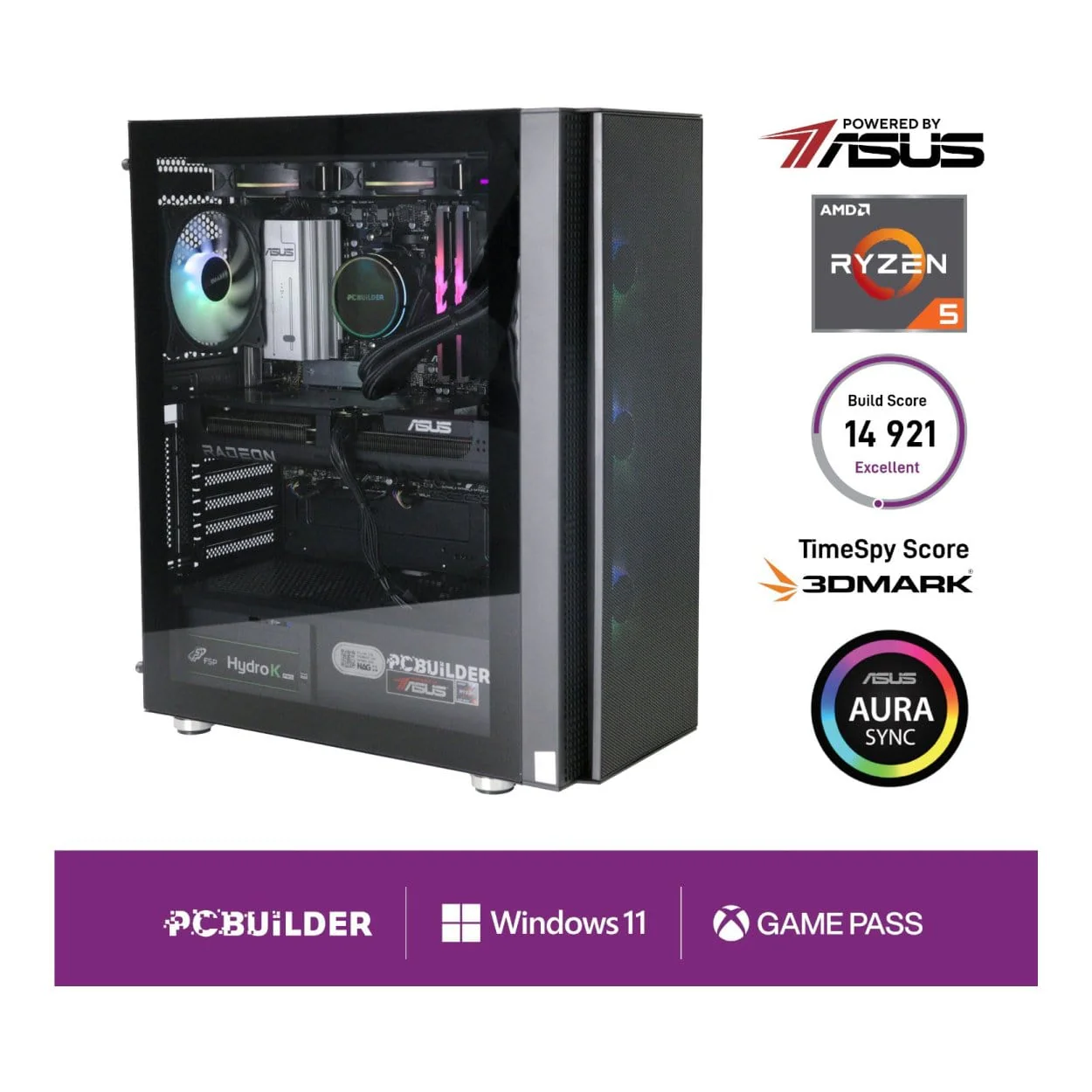 PCBuilder SEEKER Gaming Desktop PC - Ryzen 5 7600 1TB SSD 32GB RAM Radeon RX 9060 XT Win 11 Home - Image 10