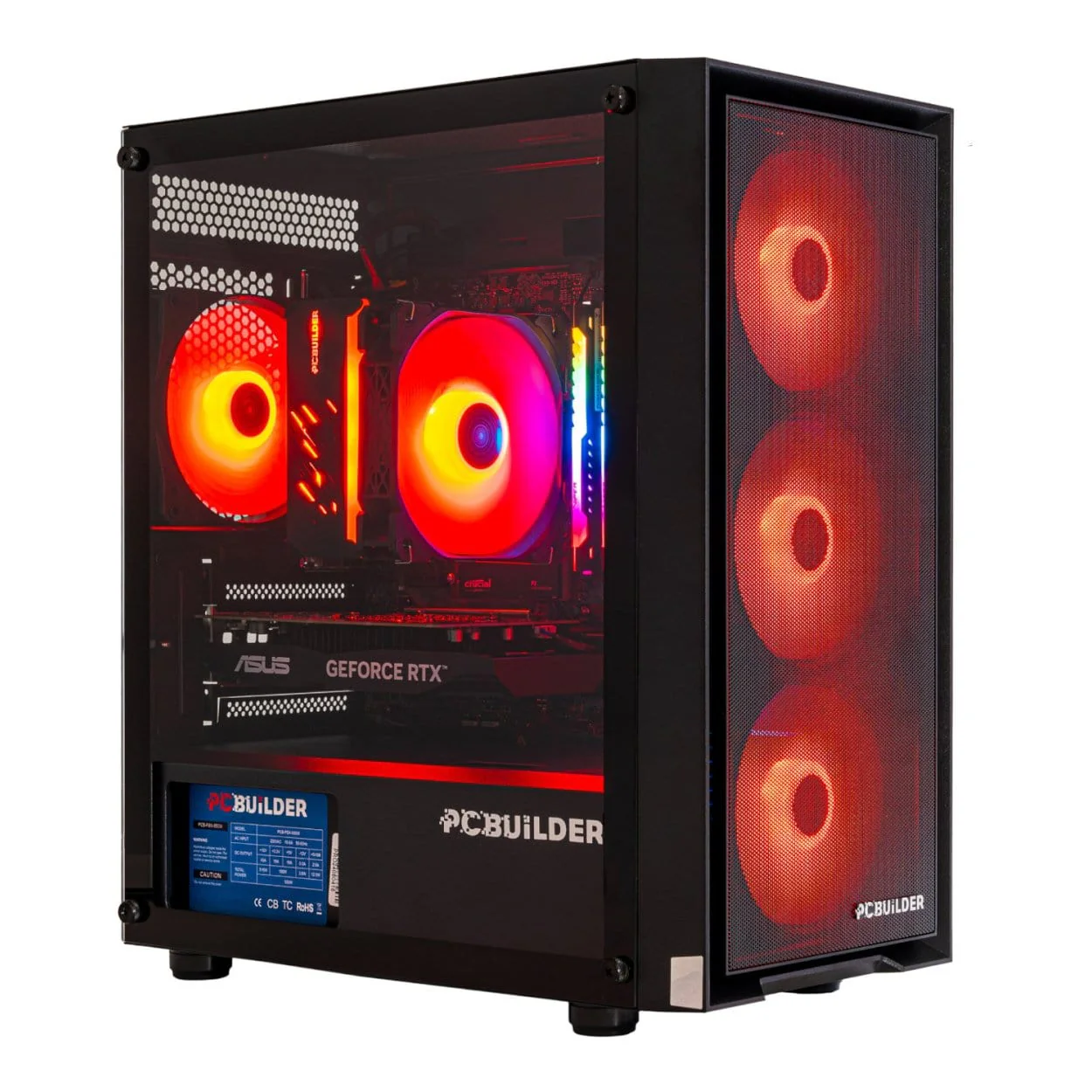 PCBuilder SENTINEL Gaming Desktop PC - AMD Ryzen 5 5600X 1TB SSD 16GB RAM RTX 3050 Win 11 Home - Image 7