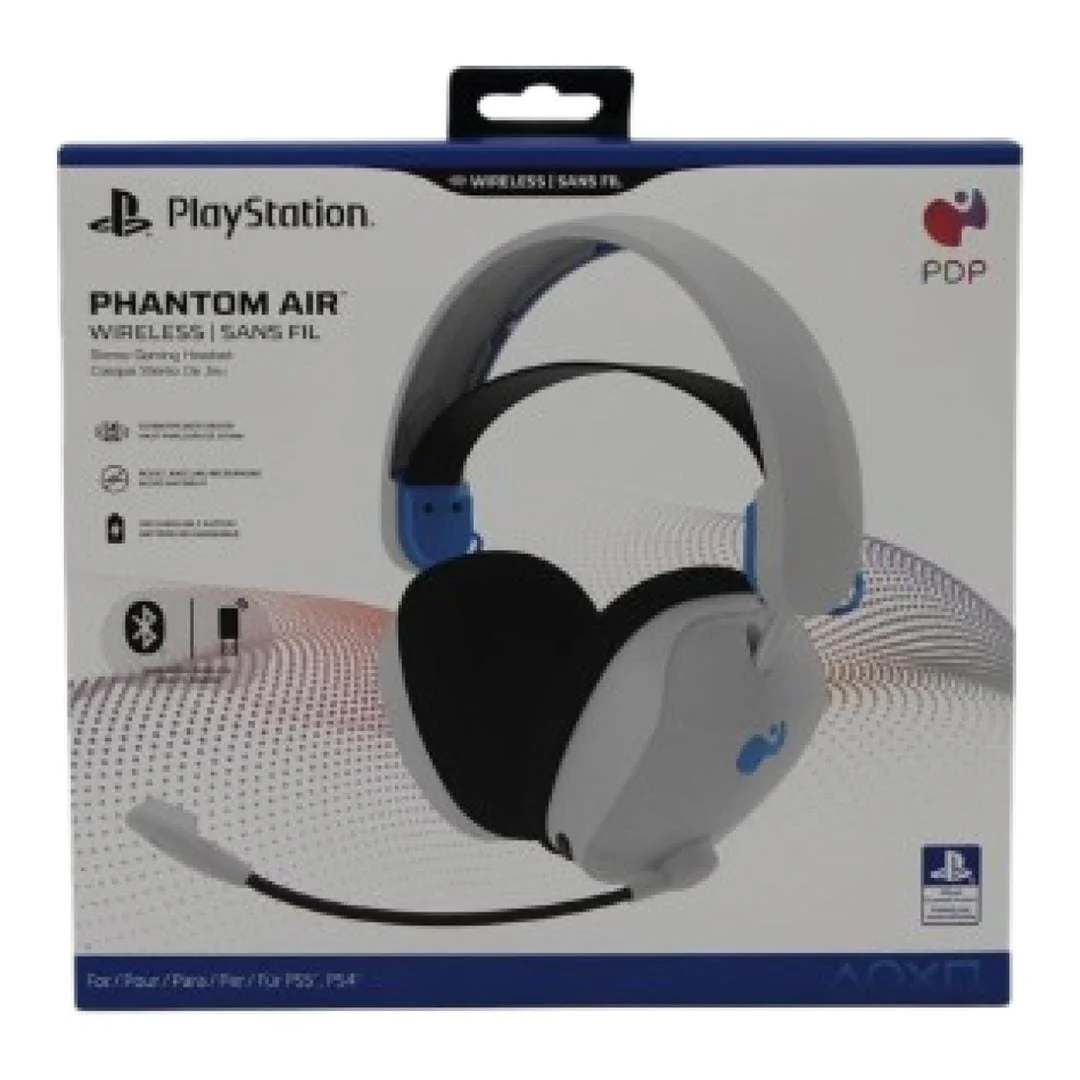PDP Phantom Air PS5 Wireless Gaming Headset White 052-026-WH