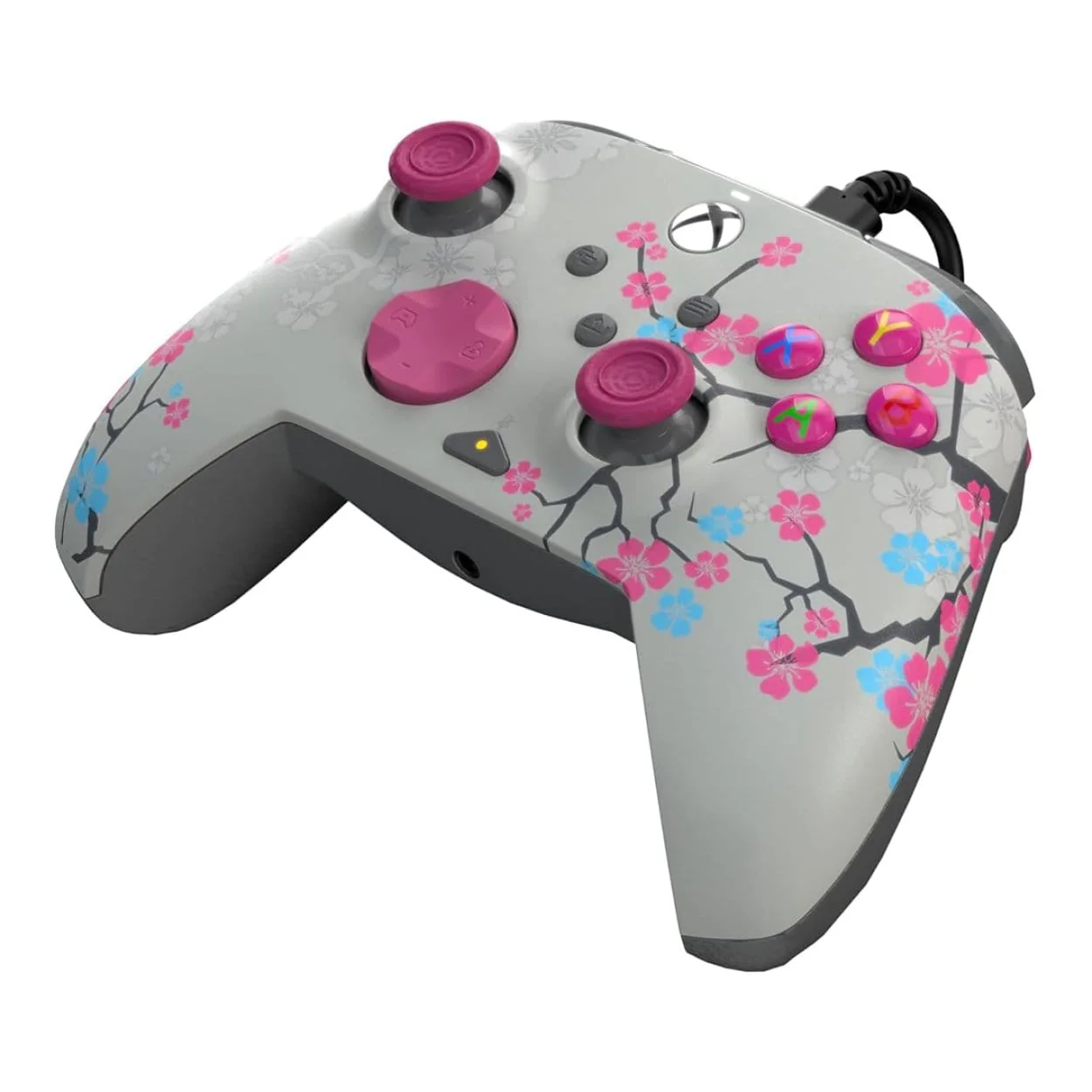 PDP Rematch GLOW Wired Controller for Xbox Series X Cherry Blossom 049-023-BLSM - Image 2