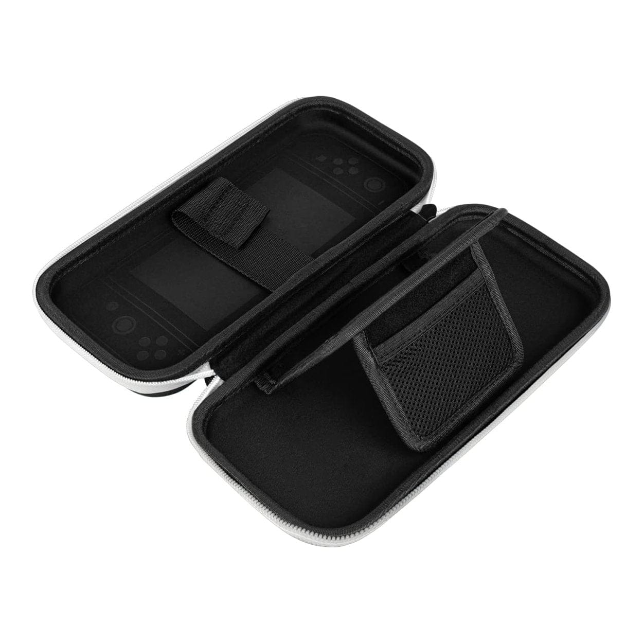 PDP Slim Deluxe Travel Case for Nintendo Switch Black and White 500-218-BW - Image 4