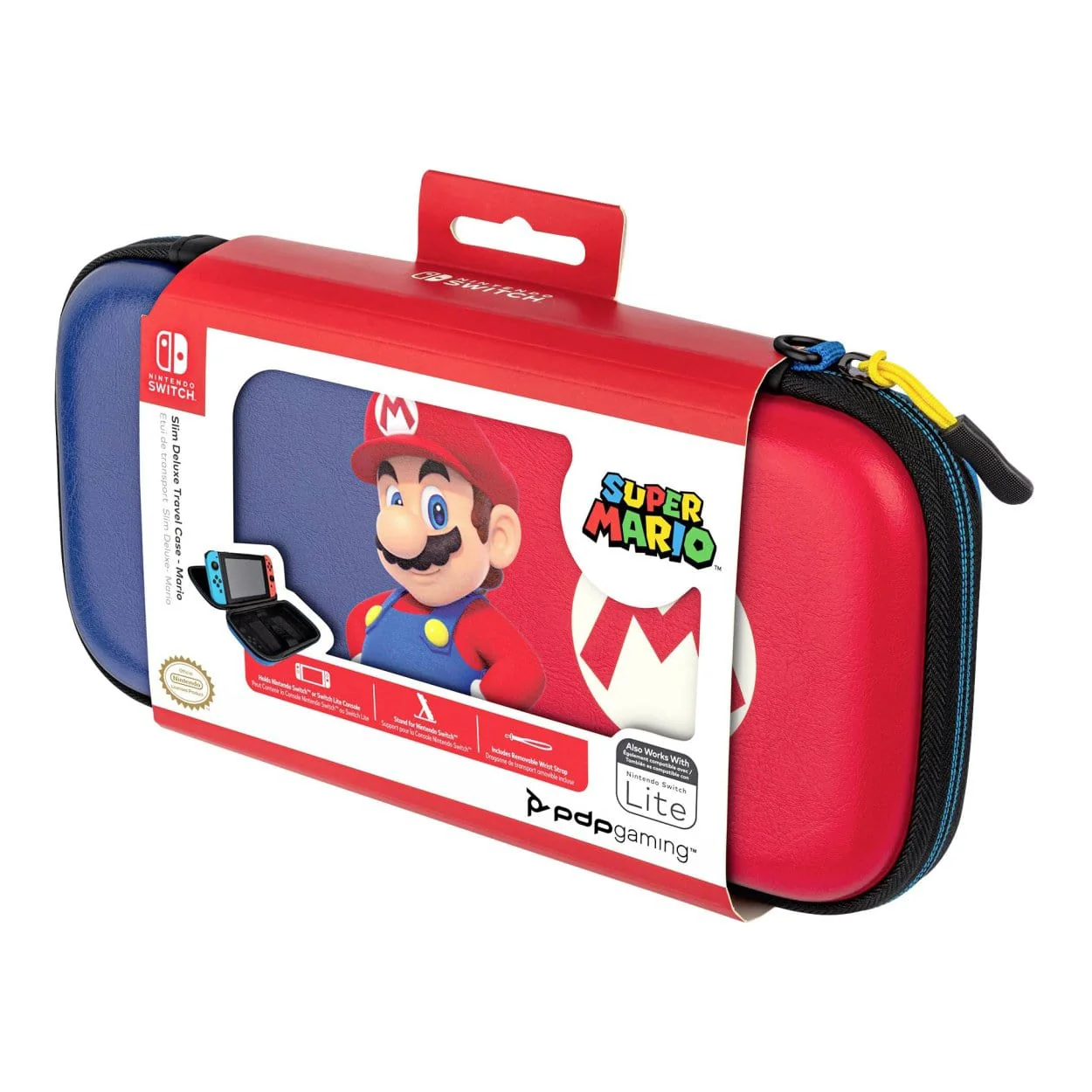 PDP Slim Deluxe Travel Case for Nintendo Switch Mario Edition 500-218-C1MR - Image 2