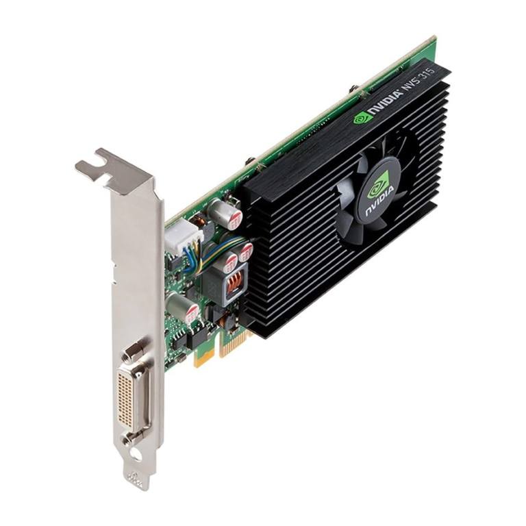 PNY Nvidia Quadro NVS 315 1GB DDR3 Low Profile Graphics Card QNVS315-DVI - Image 3