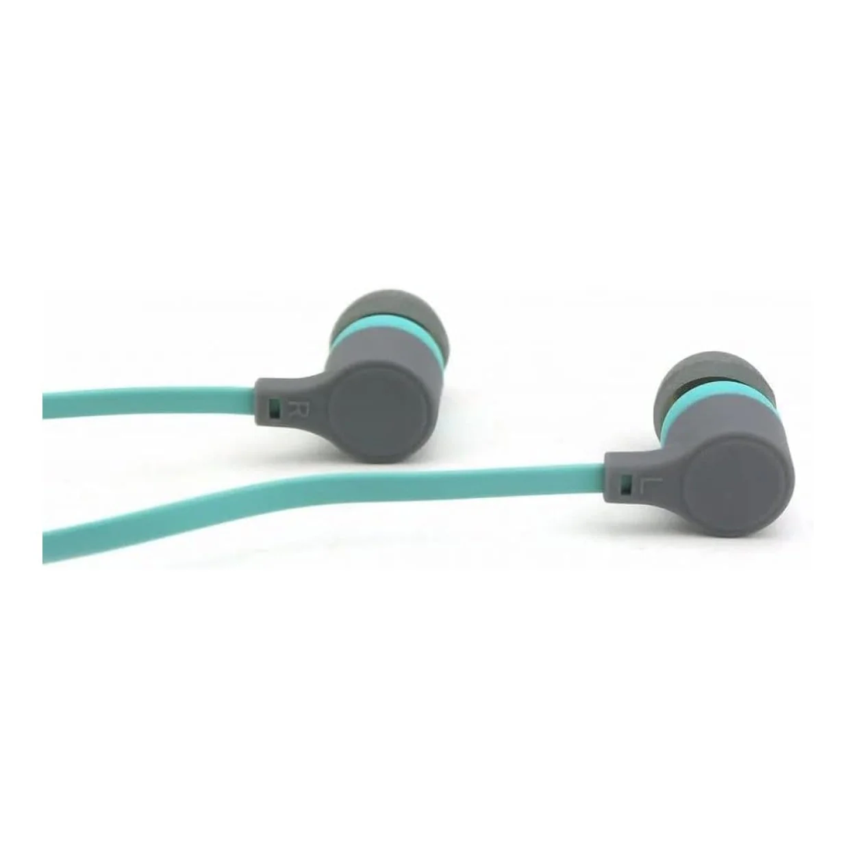 Polaroid PEP219TG Tangle Free Wired Earbuds Turquoise - Image 3