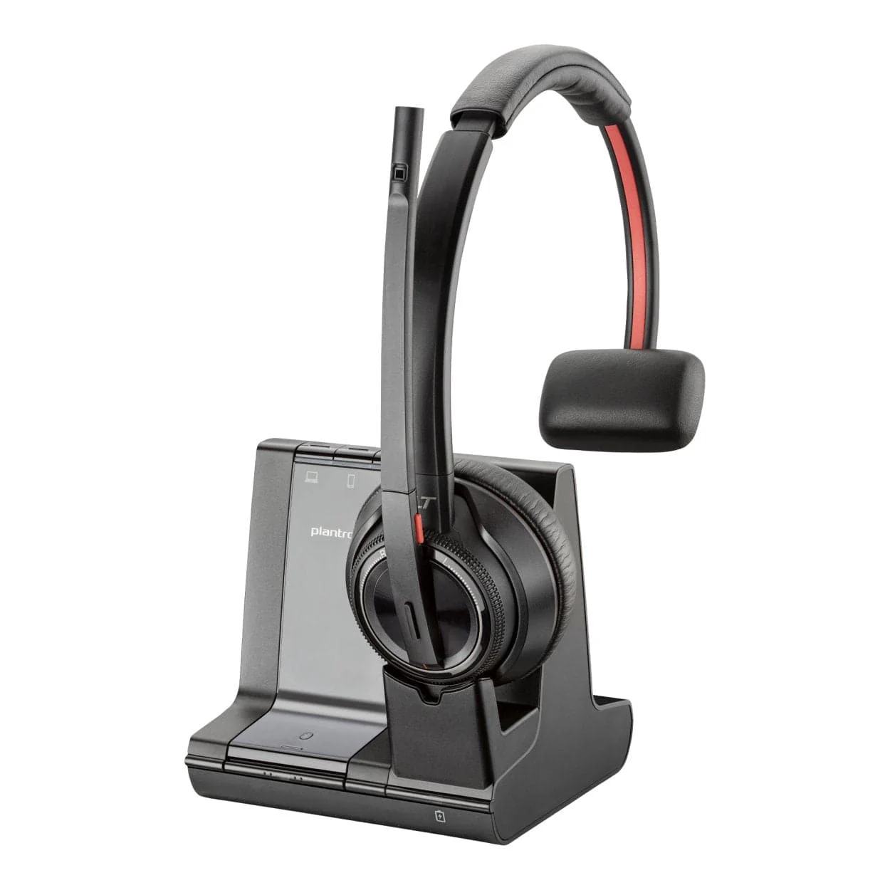 Poly Savi 8210 Office DECT Wireless Mono Headset Black 8D3K5AA - Image 2