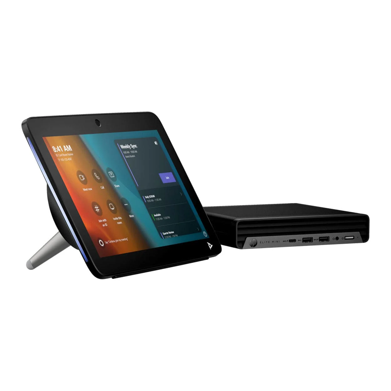 Poly Studio Base Kit G9 Plus for Microsoft Teams HP Mini IP PC w/TC10 A3LU8AA - Image 2