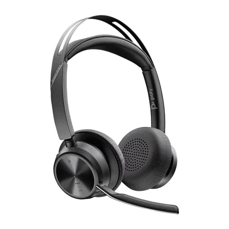 Poly Voyager Focus 2 Stereo USB-C Wireless Headset with Charging Stand 77Y89AA - Image 2
