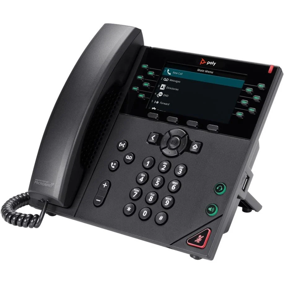 Poly VVX 450 12-Line IP Phone and PoE-enabled 8B1L7AA - Image 2