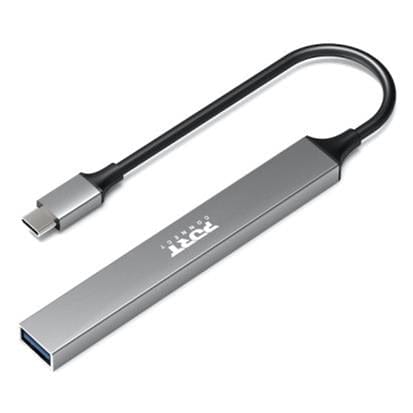 Port Designs 100W 5Gbps 4-port Multi USB-C Hub Silver 900163 - Image 4