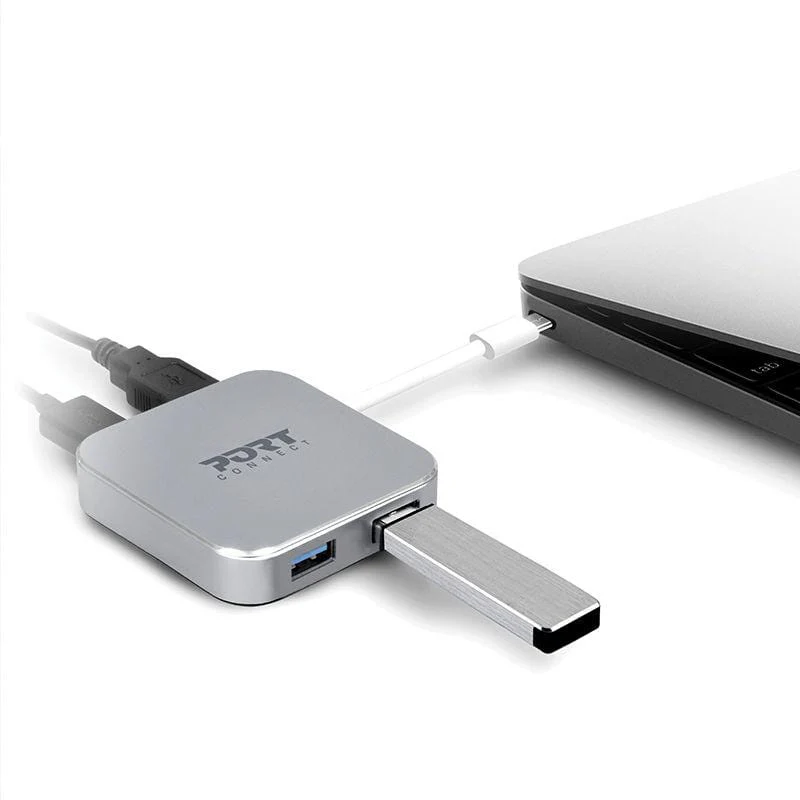 Port Designs 900123 interface hub USB 3.2 Gen 1 (3.1 Gen 1) Type-C 5000 Mbit/s