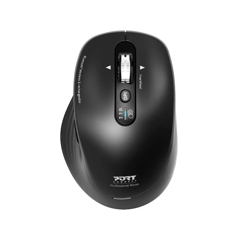 Port Designs BUSINESS 2.4 GHz Bluetooth Rechargeable Wireless Mouse Black 910202