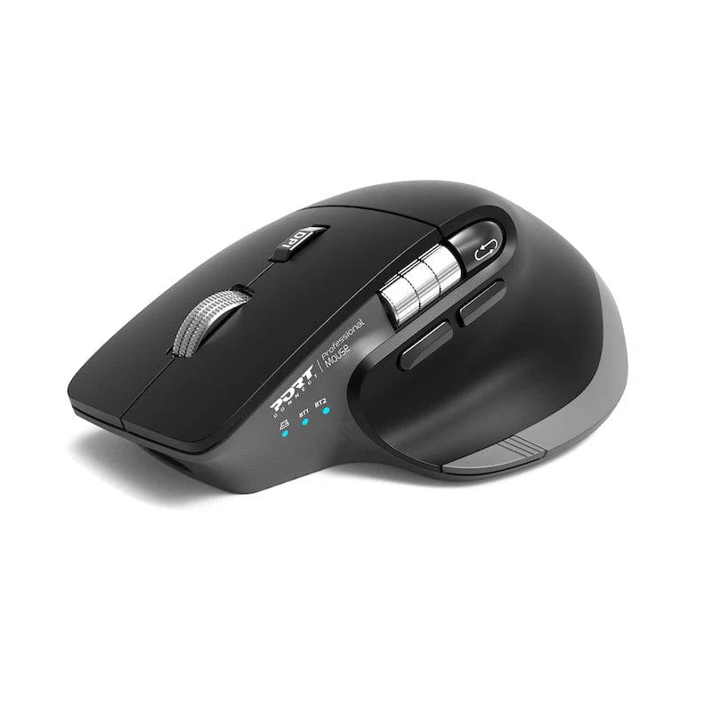 Port Designs Ultimate USB-C Rechargeable Wireless Bluetooth Mouse Black 910203 - Image 5
