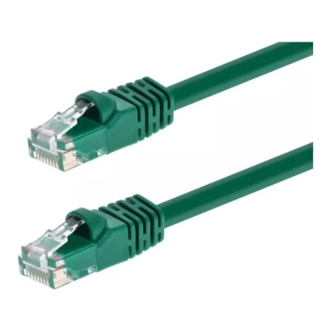 Premium Line 15m CAT5E Moulded Flylead Green 185111506