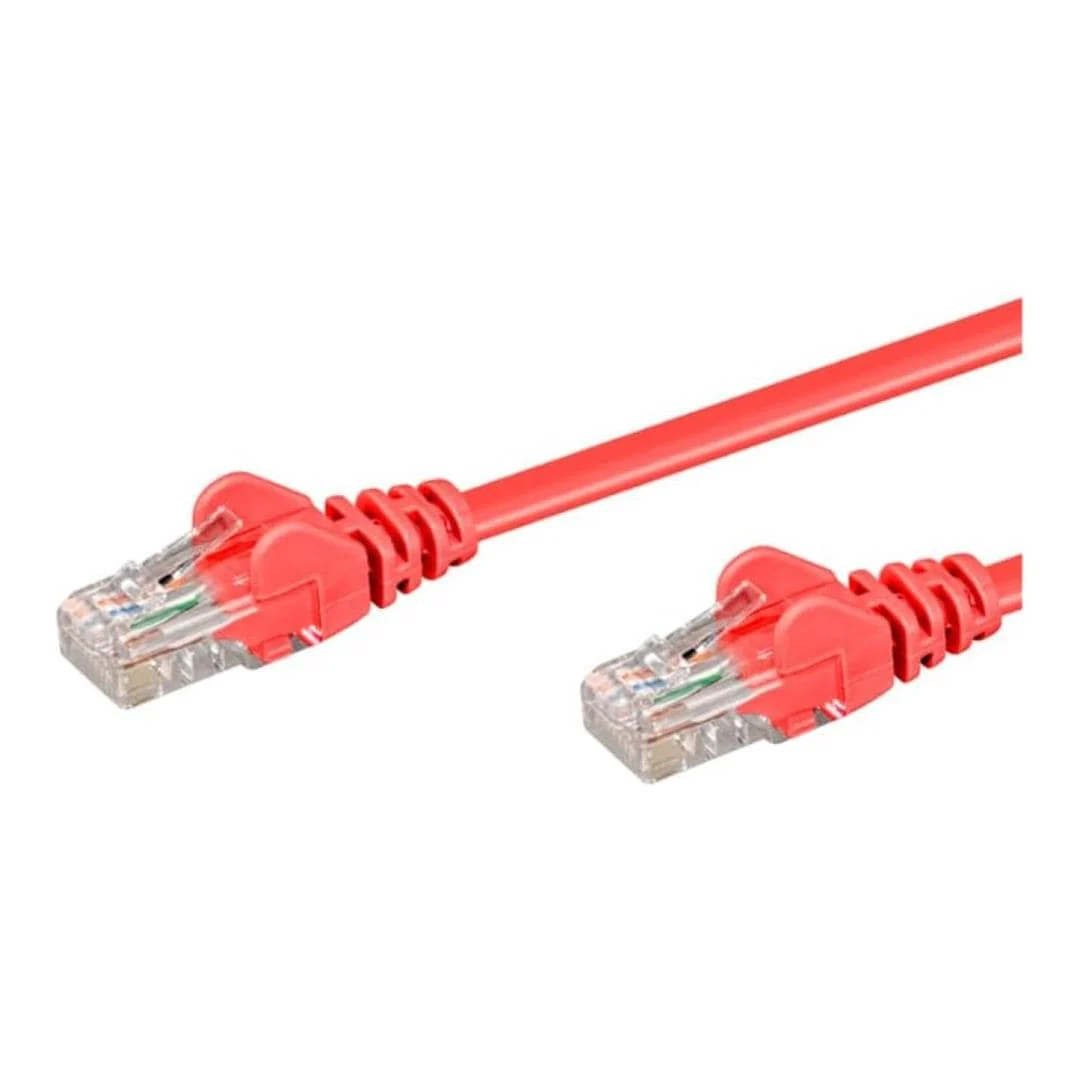 Premium Line 15m CAT5E Moulded Flylead Red 185111503