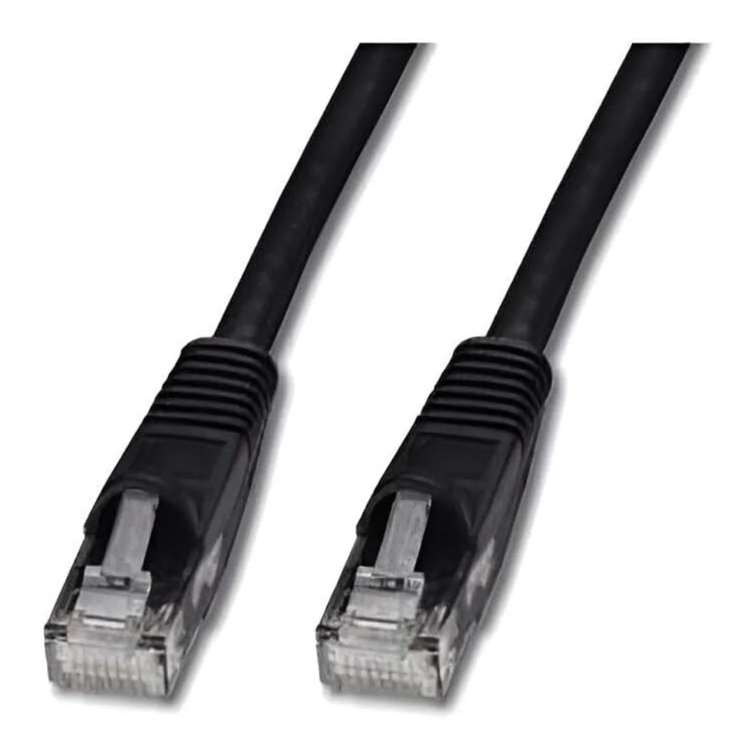Premium Line 25m CAT6E Moulded Flylead Black 186112502