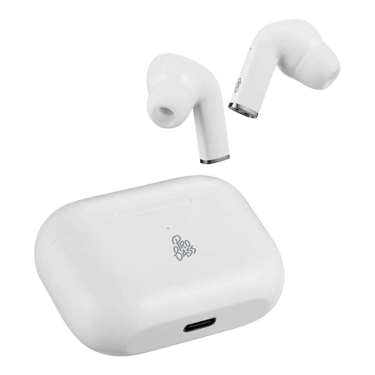 Pro Bass Pulse Buds True Wireless Earphones with Charging Case White PR-1119-WT - Image 3