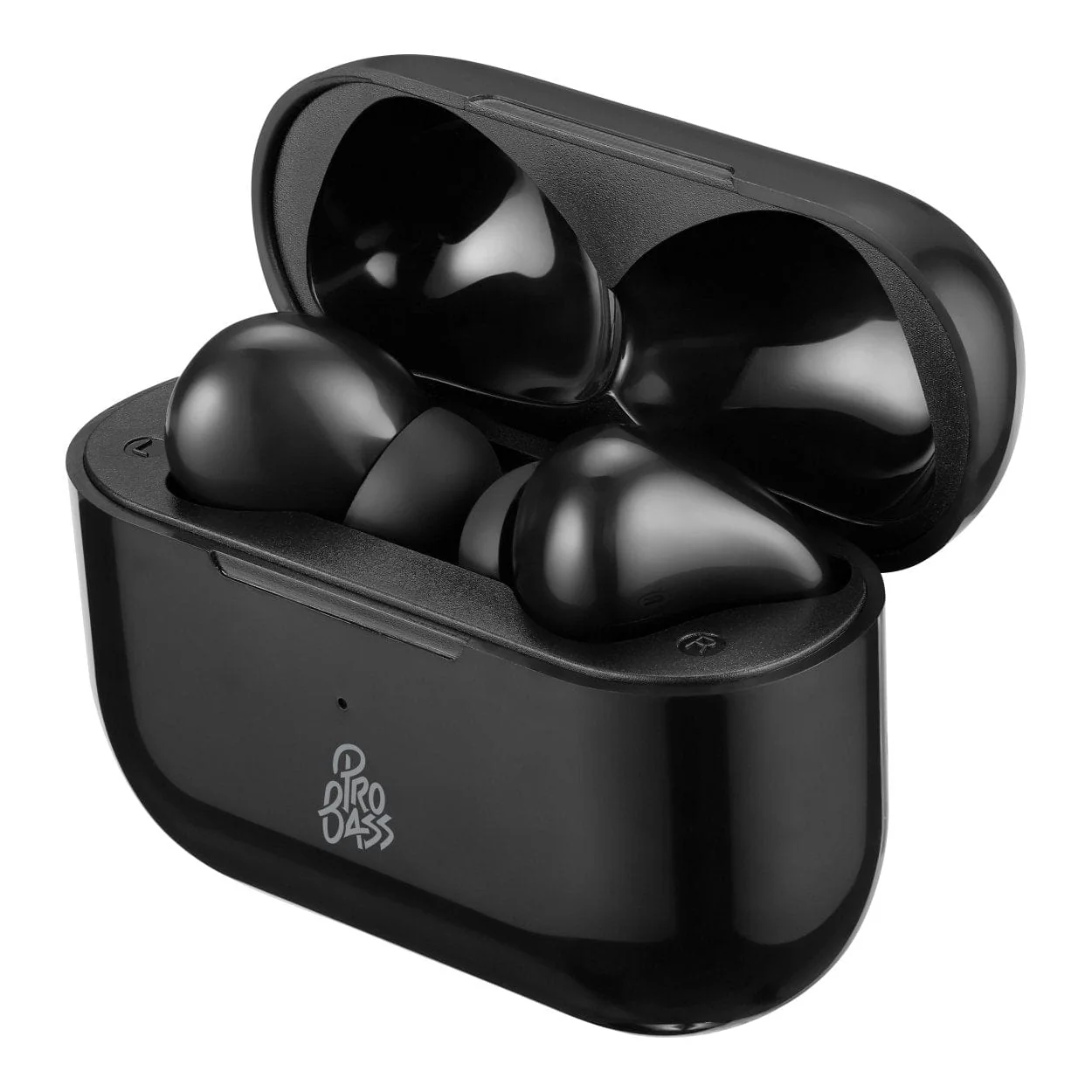 Pro Bass Pulse True Wireless Earbuds with Charging Case Black PR-1119-BK - Image 4