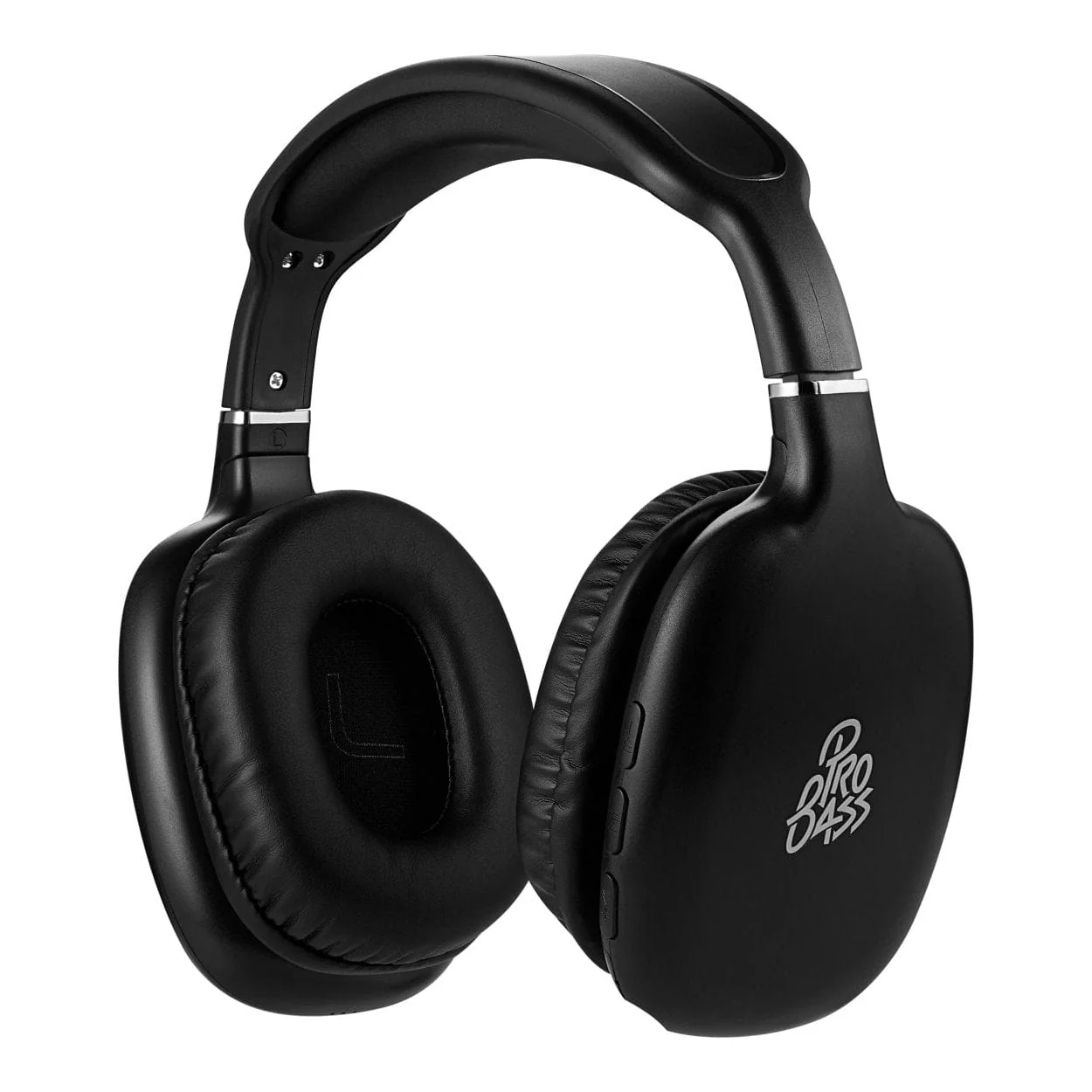 Pro Bass Retro Wireless Headphone Black PB-2014-BK - Image 3