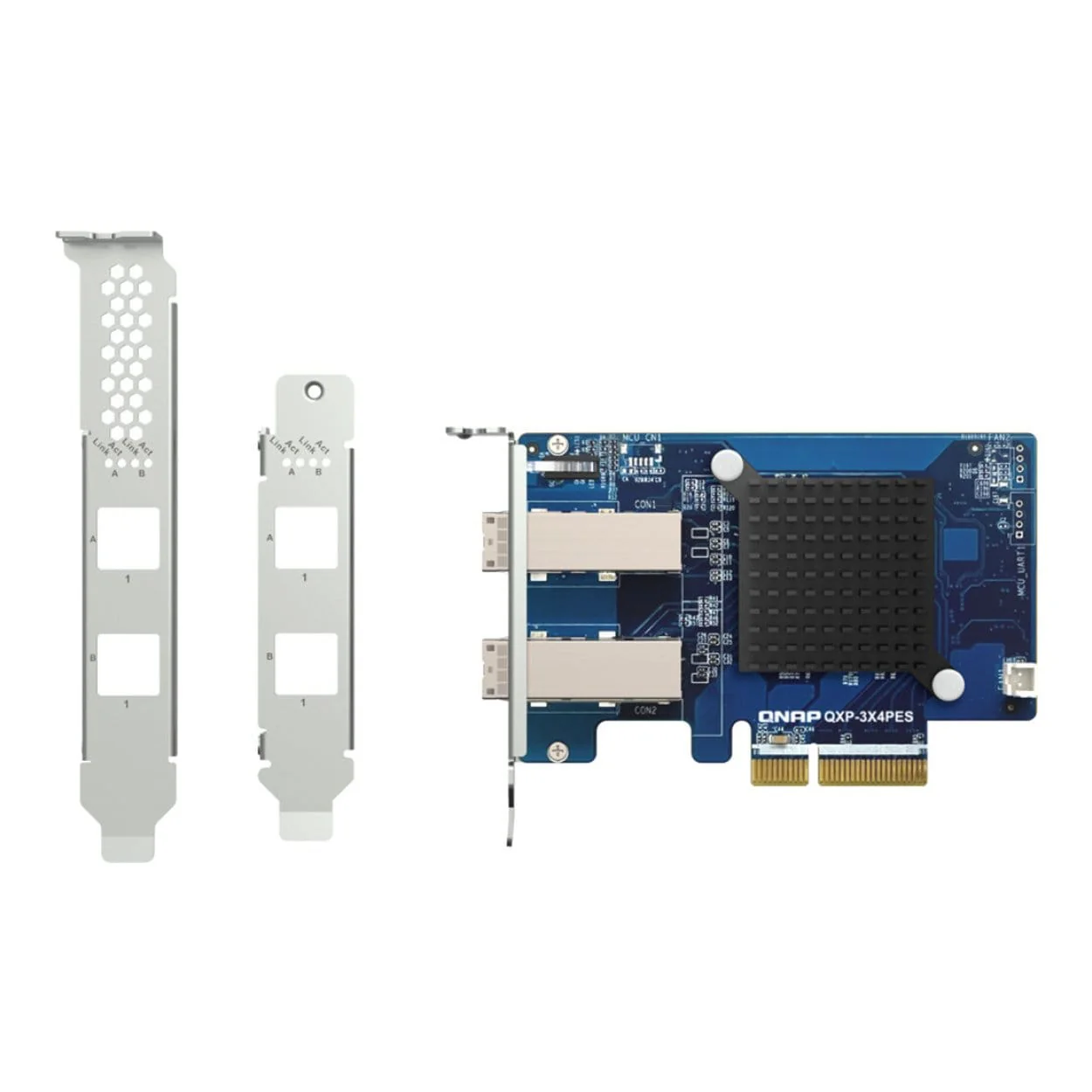 QNAP QXP-3X4PES 2-port SFF-8644 PCIe 3.0 x4 Expansion Card - Image 4