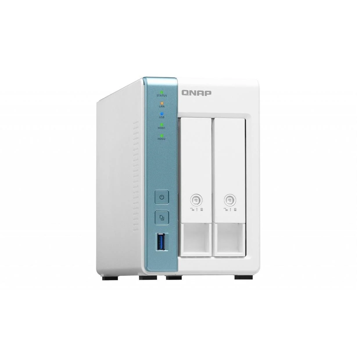 QNAP TS-233 2-bay Ethernet LAN Mini Tower NAS Storage Server White - Image 3