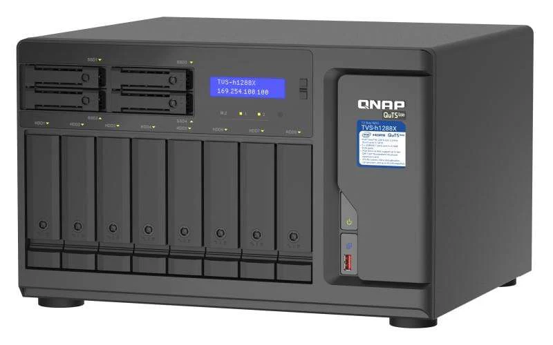 QNAP TVS-h1288X NAS Tower Ethernet LAN Black - Image 2