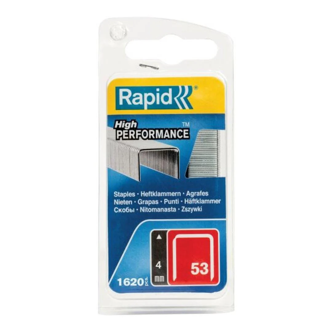 Rapid 4mm Galvanised Staples - 1620 Staples 50450