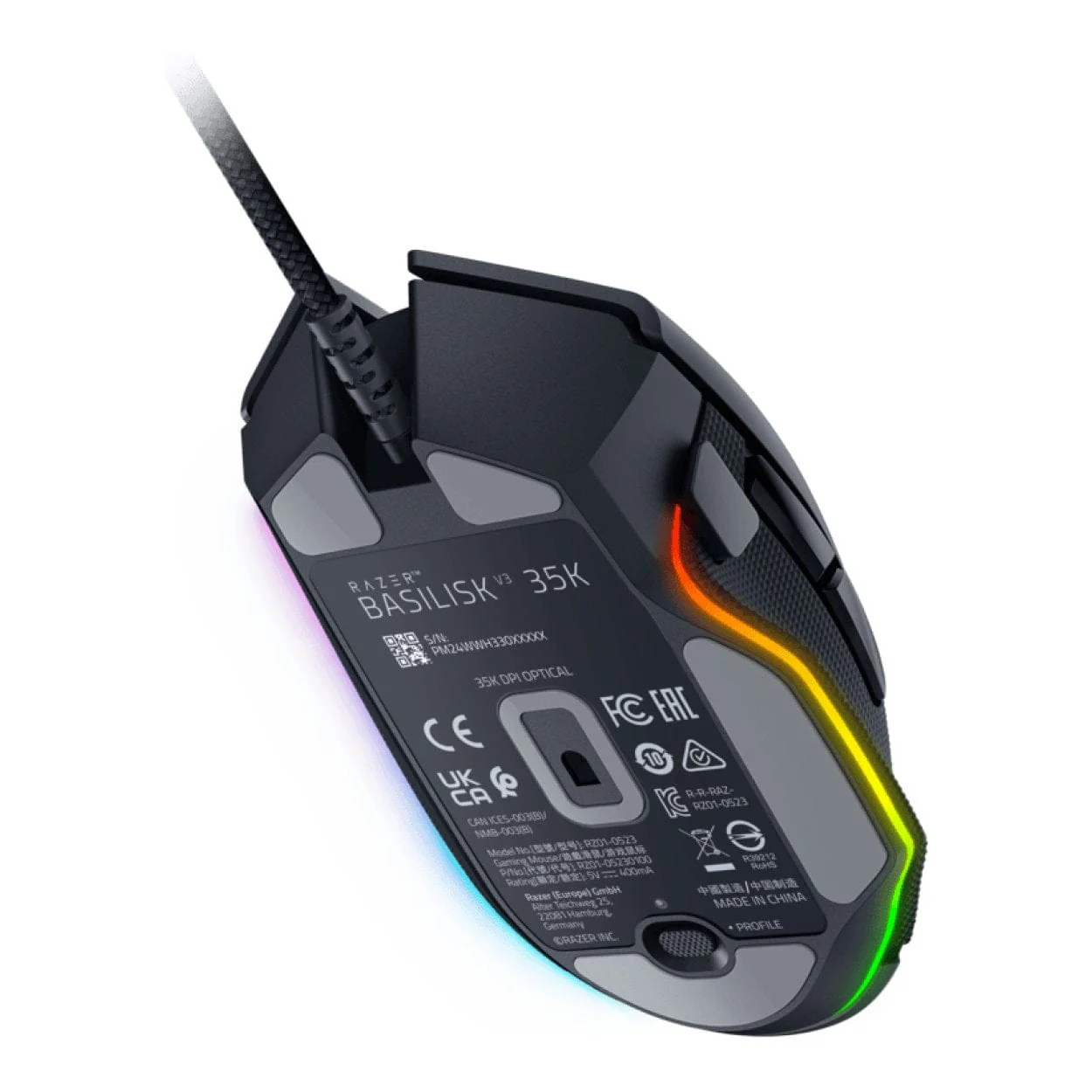 Razer Basilisk V3 35K Wired Gaming Mouse RZ01-05230100-R3M1 - Image 4