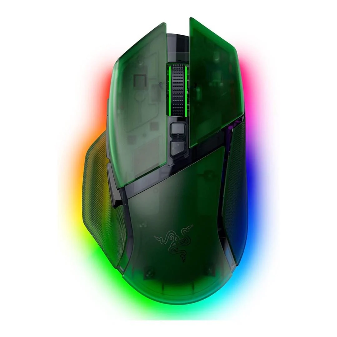 Razer Basilisk V3 Pro 35K RGB Wireless Gaming Mouse - Phantom Green Edition RZ01-05240300-R3G1