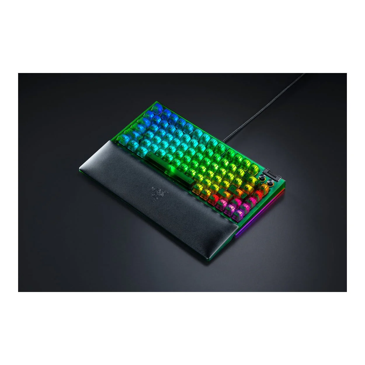 Razer BlackWidow V4 75 Mechanical Gaming Keyboard - Phantom Green Edition RZ03-05003300-R3M1 - Image 5