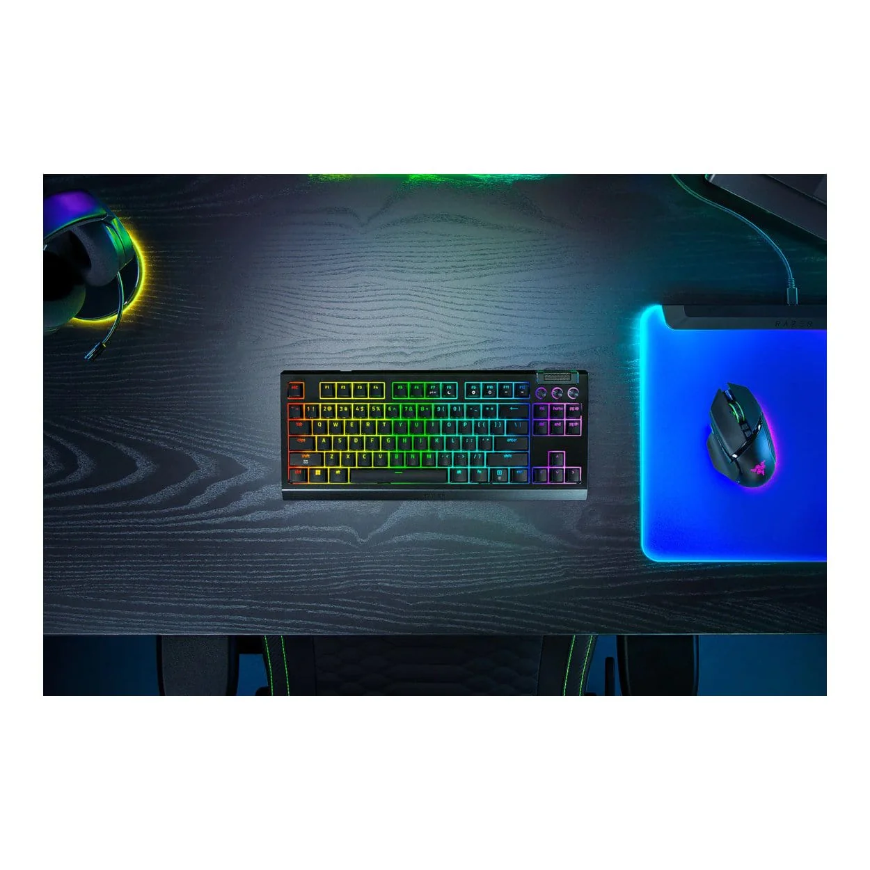 Razer BlackWidow V4 Tenkeyless HyperSpeed Wireless Mechanical Gaming Keyboard - Black RZ03-05480100-R3M1 - Image 5