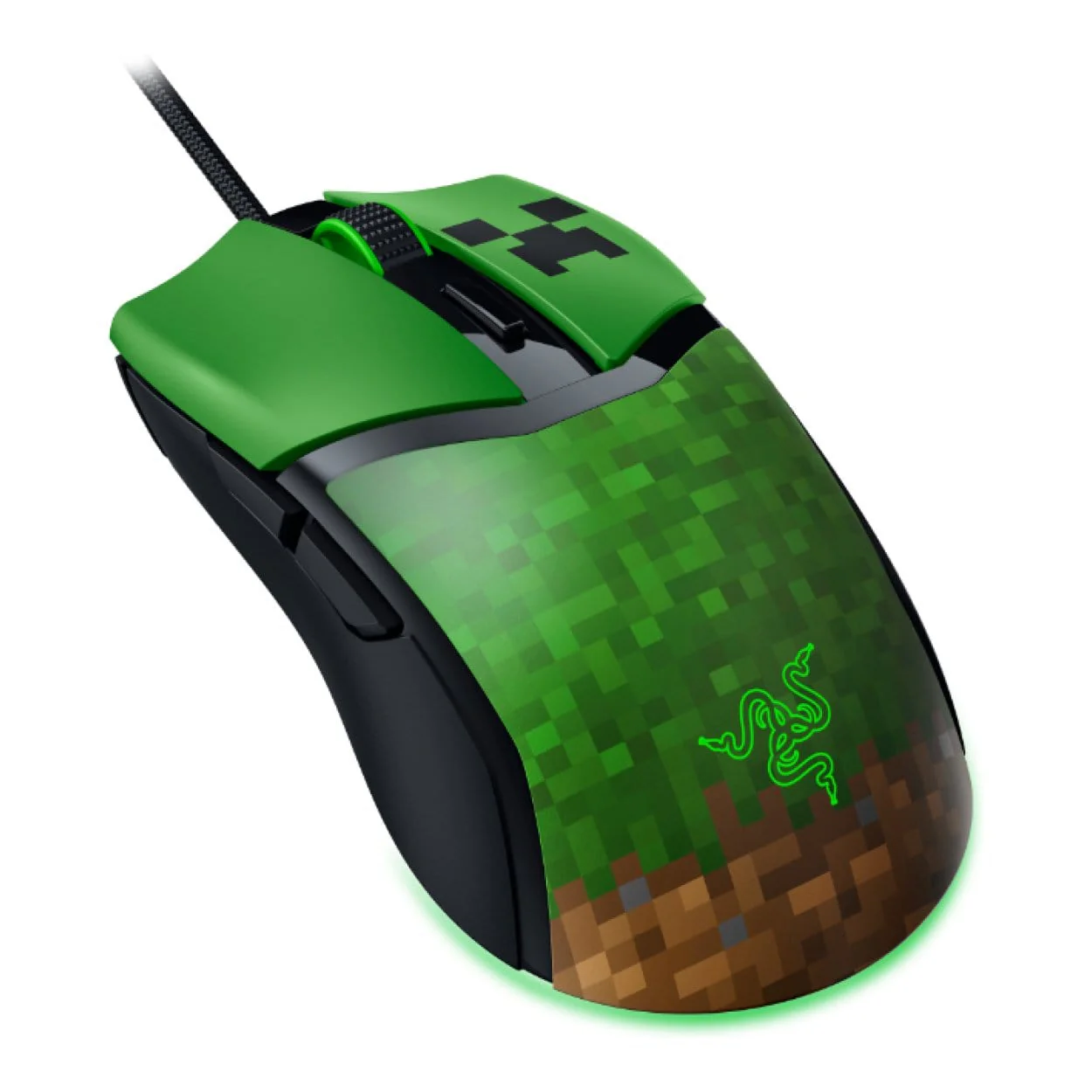 Razer Cobra Lightweight 58g Wired Gaming Mouse - Minecraft Edition RZ01-04650200-R3M1 - Image 3