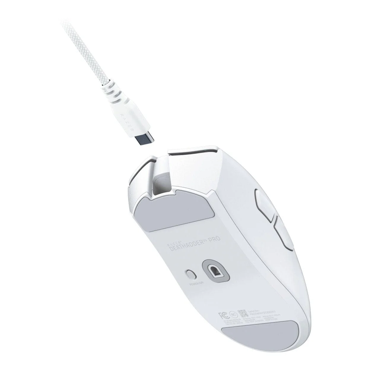 Razer DeathAdder V4 Pro RF Wireless USB Type-A Gaming Mouse White RZ01-05330200-R3G1 - Image 4