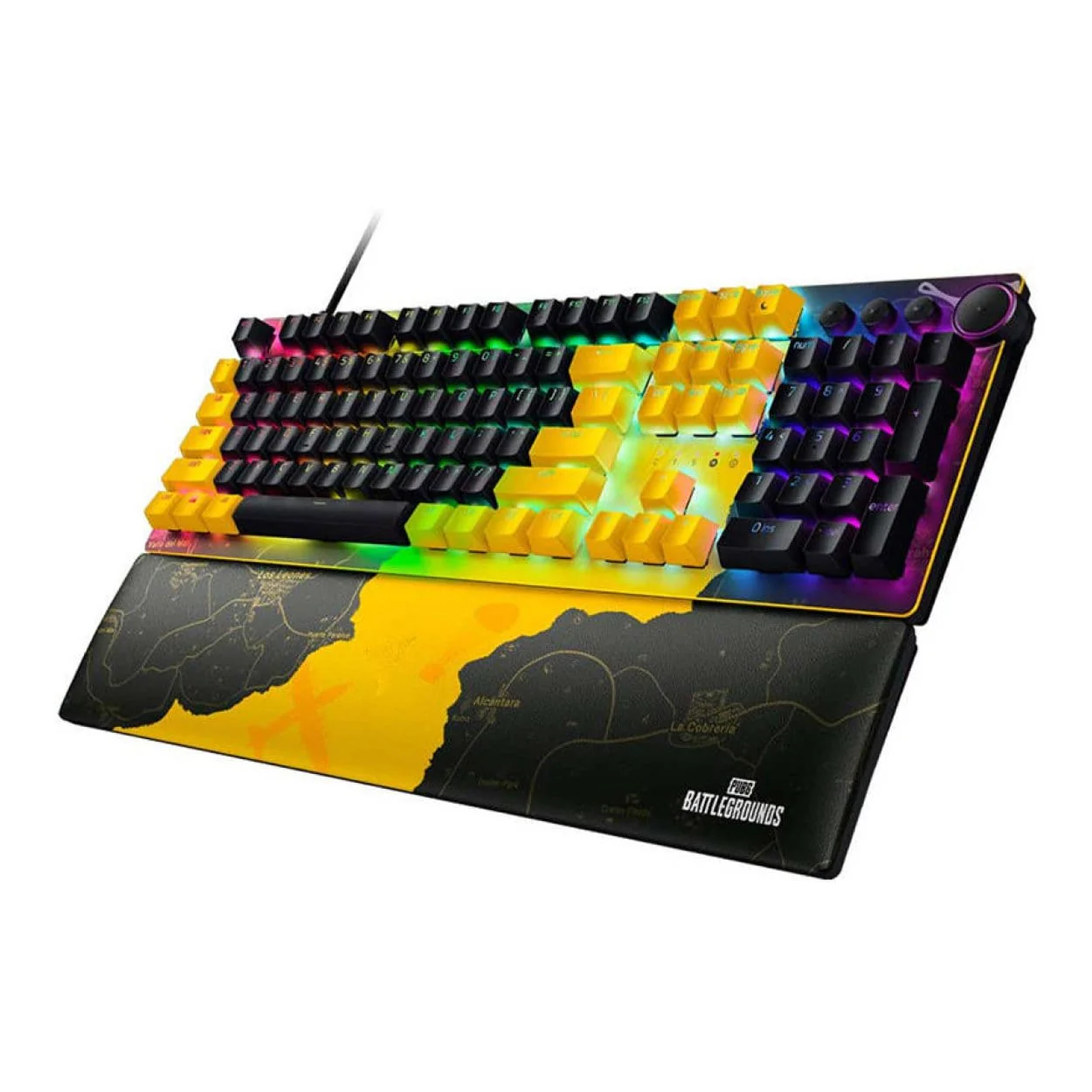 Razer Huntsman V2 Gaming Keyboard Yellow PUBG Battleground Edition RZ03-03932300-R3M1 - Image 2